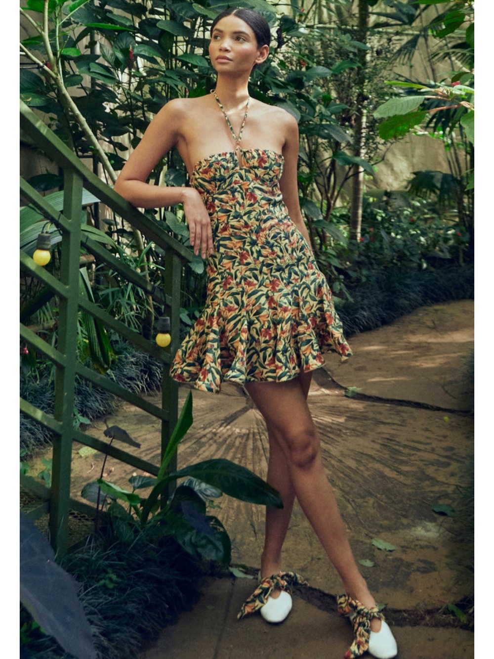 Agua by Agua Bendita Al Sur Anturio Monarca dress size M
